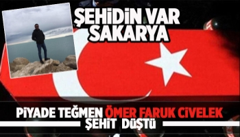 Sakarya'ya şehit ateşi düştü