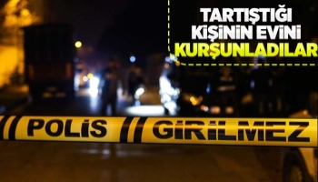 Serdivan'da ev kurşunlandı