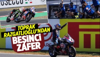 Toprak Razgatlıoğlu’ndan son altı yarışta beşinci zafer