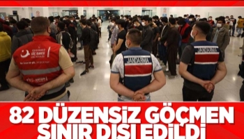Sakarya'da yakalanan 82 düzensiz göçmen sınır dışı edildi